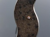 239 - BROOCH | Emu, stainless steel, gold, quartz crystal, diamonds, Gem Art