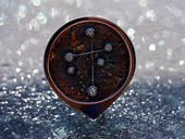 312 - BROOCH | Southern Cruz II, SS, gold, diamonds, Star Art