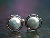 317 - STUDS | Satellite, SS, gold, biwaco pearls, diamonds