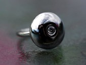 258 - RING | Solo, Edelstahl, Brillant