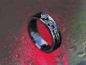 380 - RING | Family Fun, Edelstahl, Gold, Brillanten, Active Art
