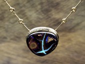 48 |  Necklace, Gold, Aborigines Sign, Boulder Opal, Gem Art, 2001 