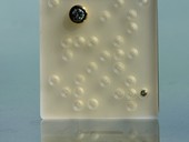 292 |  Brooche, Traces, Gold, Rock crystal, Diamond, Braille Art, Active Art, 2008 