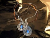 59 |  Necklace, Opal Luck, Gold, Silver, Opals, Diamonds, Weld Etch Work, German Lexicon under Goldsmith Art, 1969 