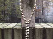 50 |  Chain, Twins, White Gold, Twin Pearls, Japanese Award 1979 