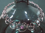 73 |  Necklace, Moving, White Gold, Diamonds, Sapphire, Kinetik, 1970