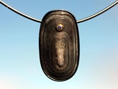 328 - PENDANT | Magic, SS, gold, Lippi Shell, diamond, Ocean Art