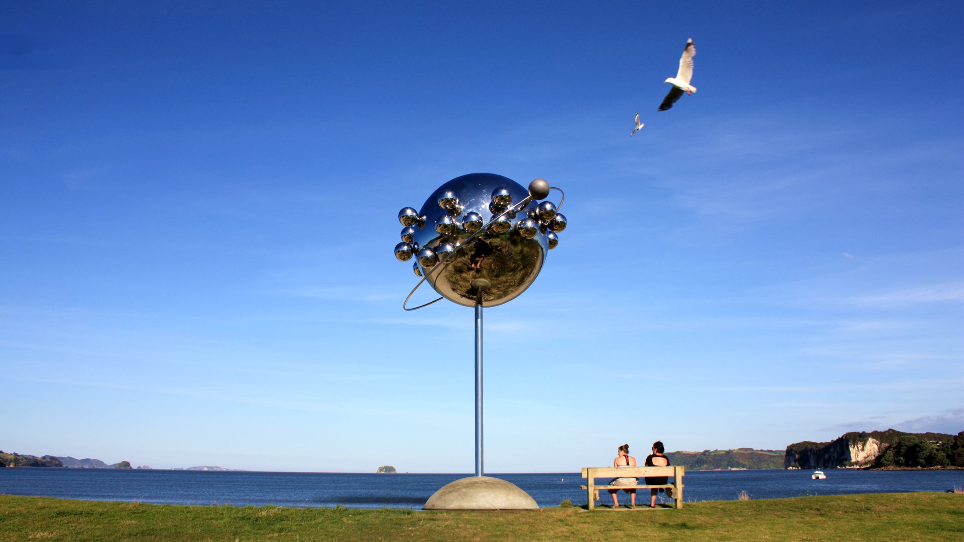 Sky Sculpture Mercury Transit Ball 09 11 1769 New Zealand Icon for Mercury Bay by Hans-Leo Peters 2019 slide2